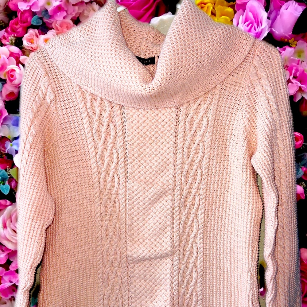 JEANNE PIER PINK SWEATER Size M